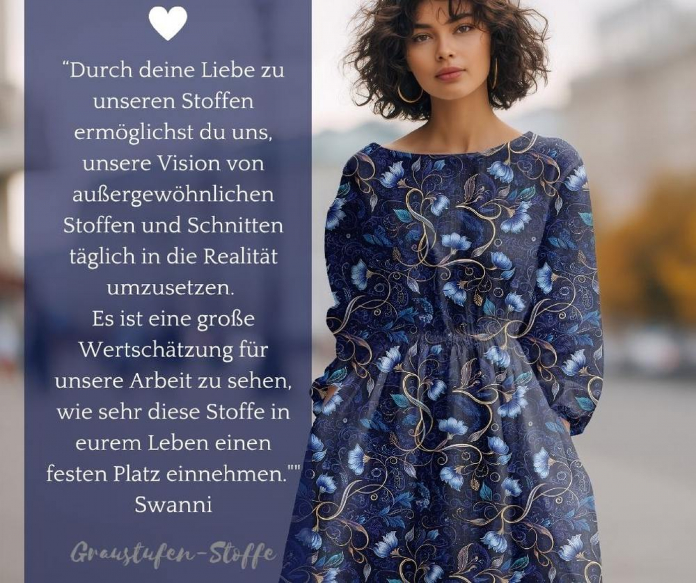 "Winternacht Kollektion": Eiskristal I Modal French Terry I mit Überbreite